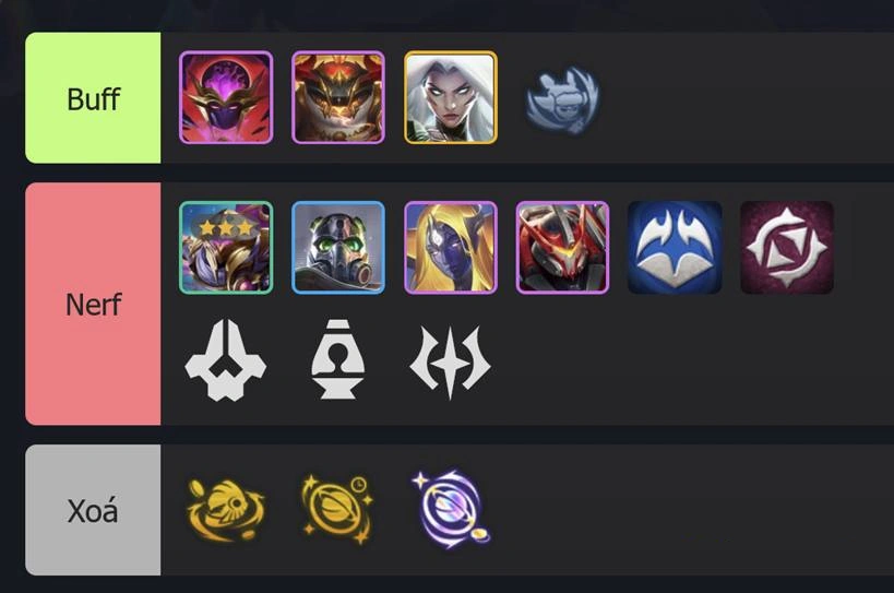 Cập nhật DTCL 17.1b